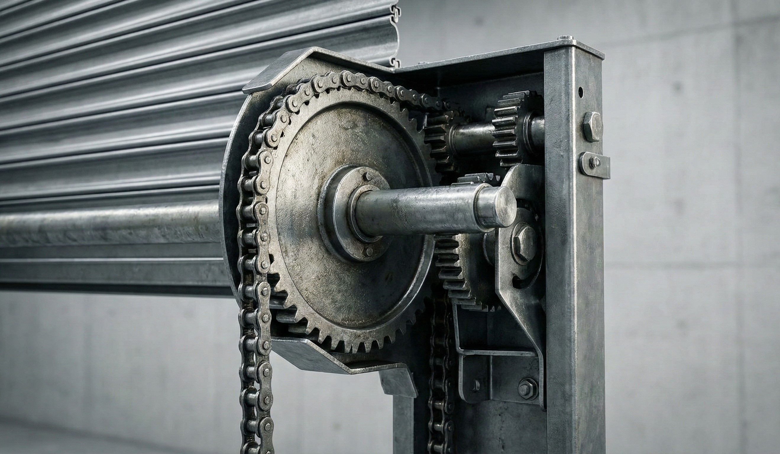 Gear Operated Rolling Shutter