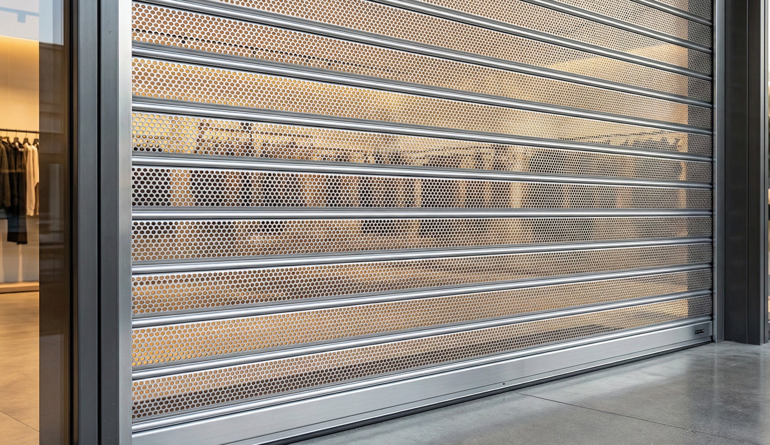 Grill Perforated Rolling Shutter