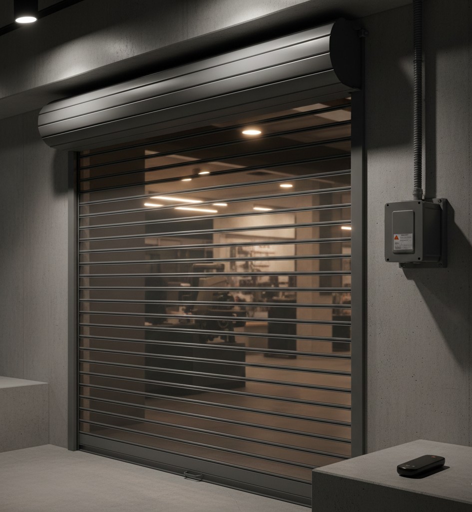 Motorised Automatic Rolling Shutter with Remote