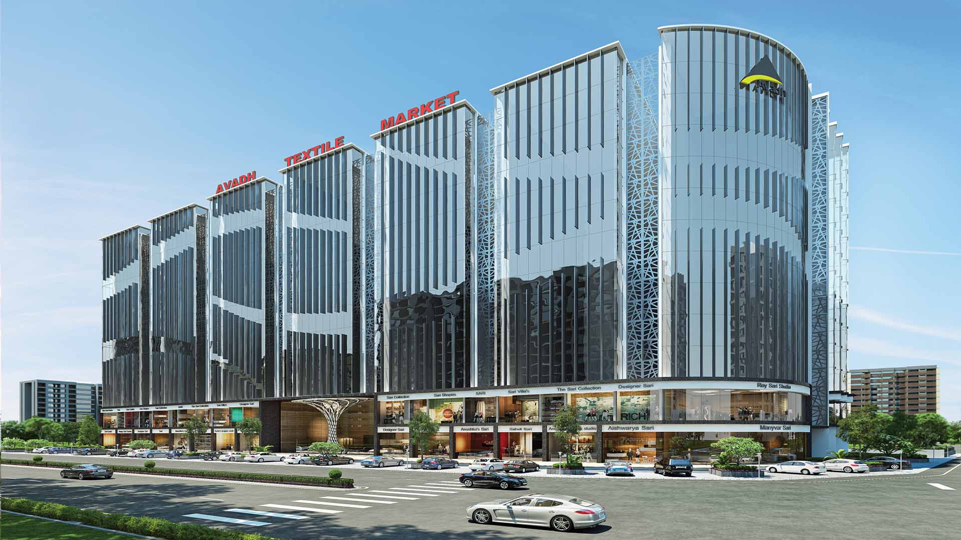 Avadh Textile Market - Rolling Shutter Project